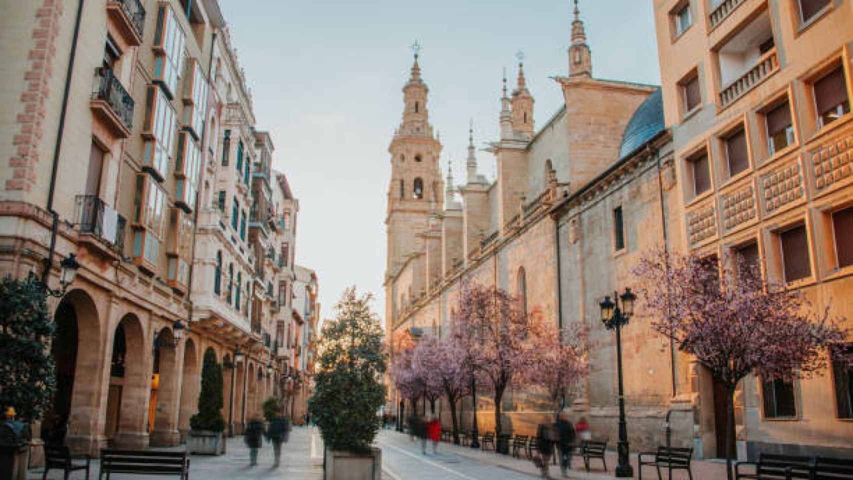 Una de las calles más importantes de Logroño