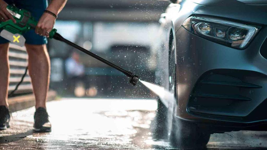 Limpiador a presión y sin cables de Lidl.