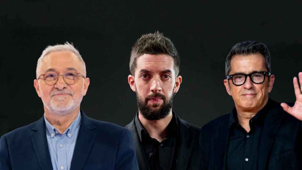 Javier Sardà, David Broncano y Andreu Buenafuente.