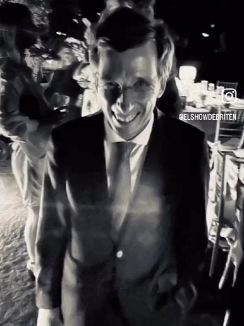 Almeida, en la boda de Luisa Bergel.