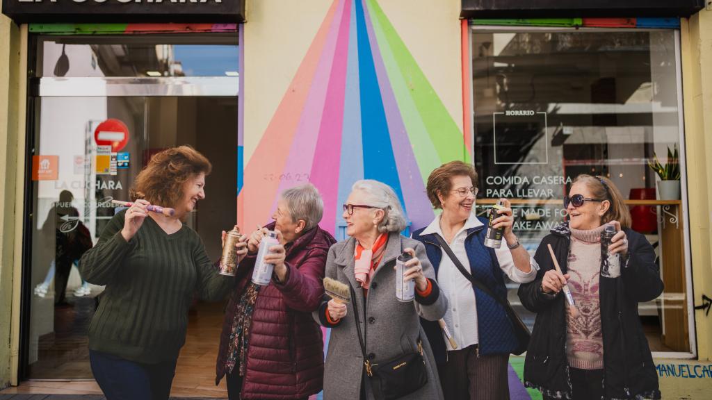 Las abuelas grafiteras.