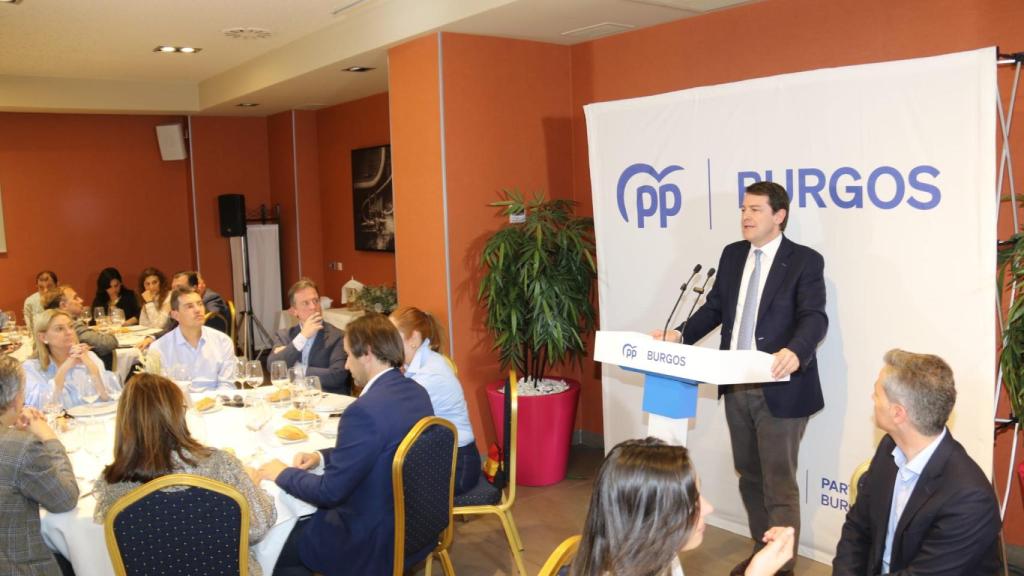 Mañueco en Miranda de Ebro