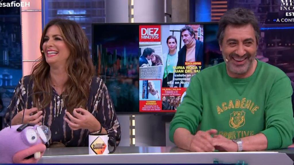 Nuria Roca y Juan del Val en ‘El Hormiguero’.