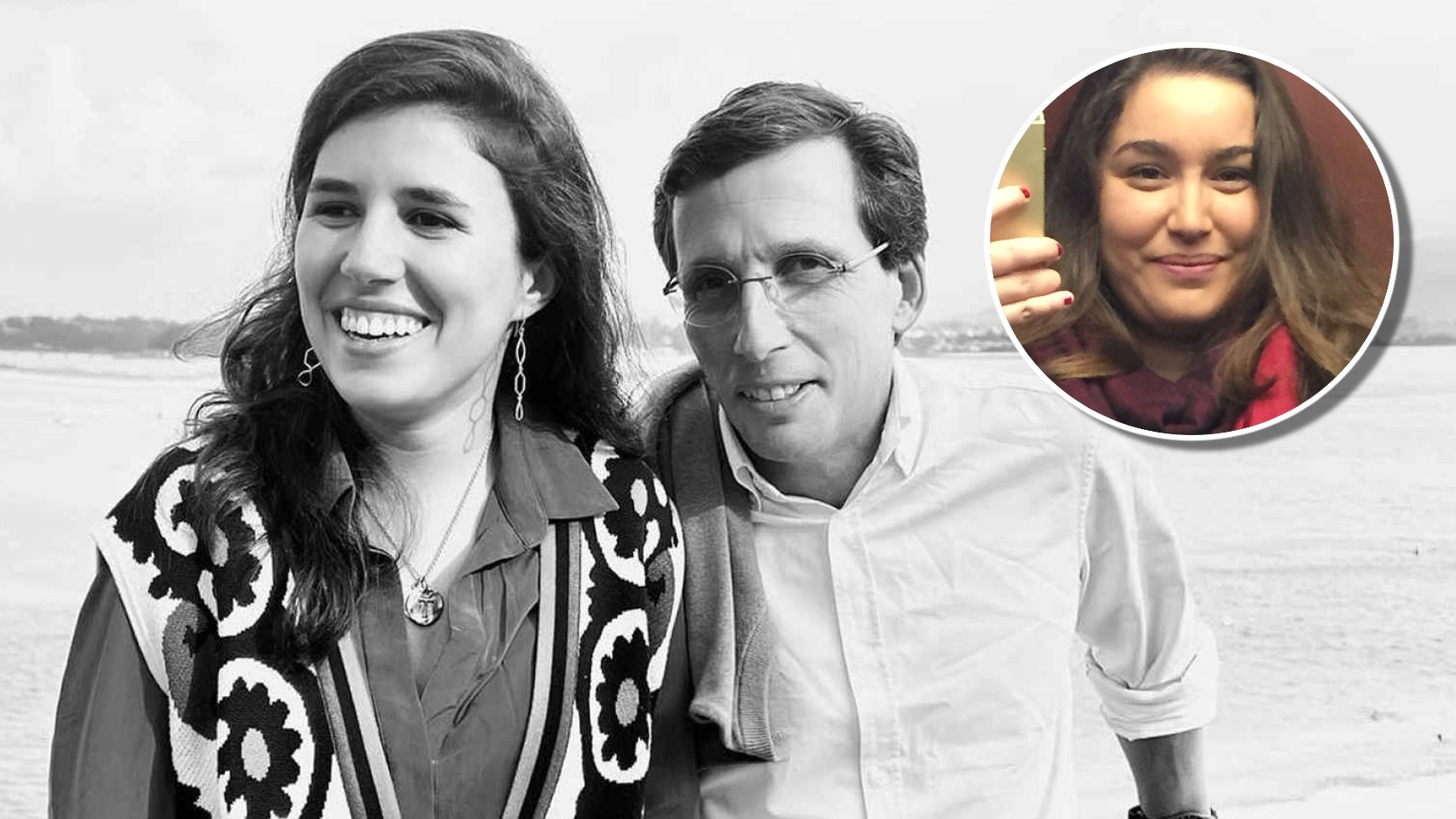 Almeida, Teresa Urquijo y Eva Colorín, en un fotomontaje de 'El Español'.