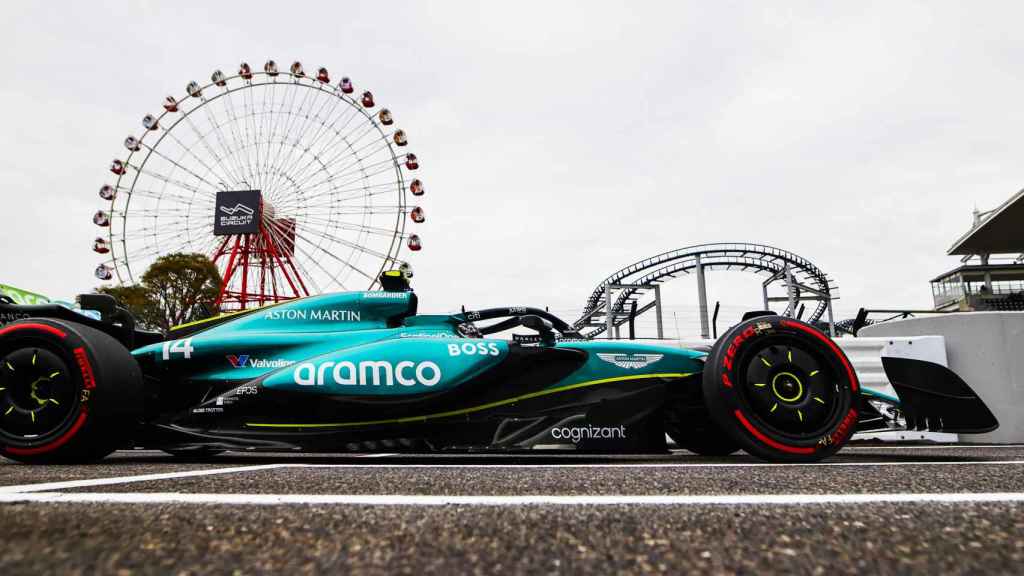 Fernando Alonso, en el Gran Premio de Japón 2024