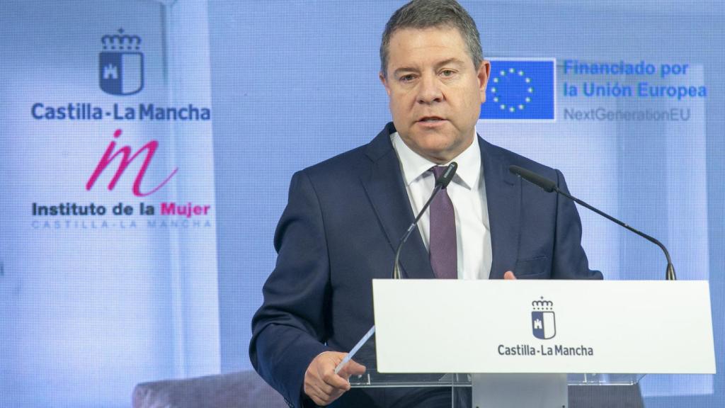 Emiliano García-Page, presidente de Castilla-La Mancha, este viernes en Albacete