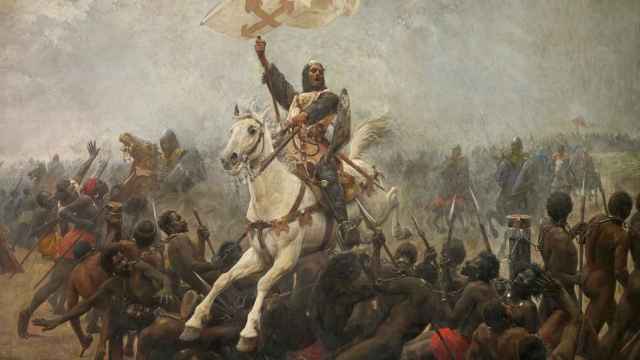 El triunfo de la Santa Cruz en la batalla de las Navas de Tolosa, de Marceliano Santa María Sedano.