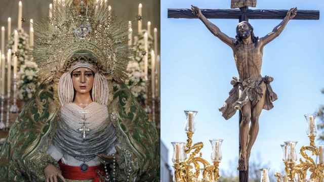 María Santísima de la Esperanza, de Málaga, y el Santísimo Cristo de la Expiración, de Sevilla.