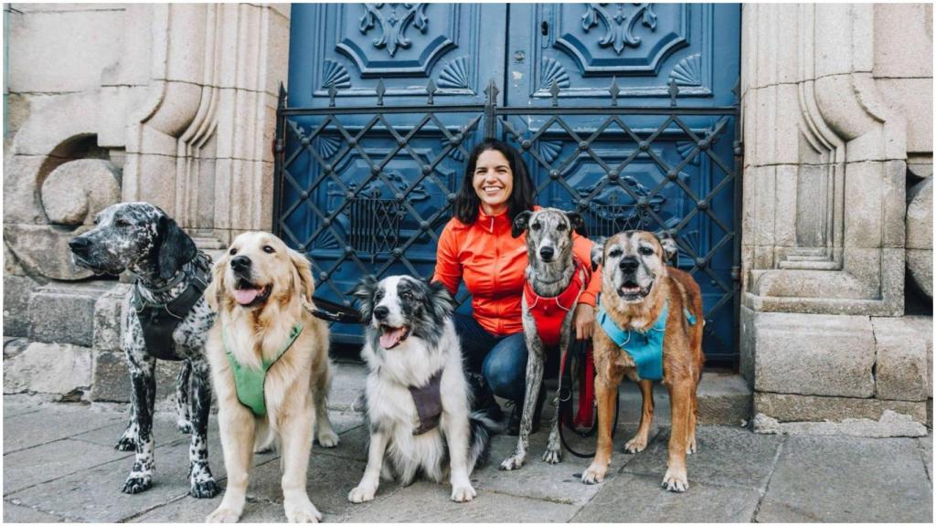 Patricia Guerrero con sus piracanes