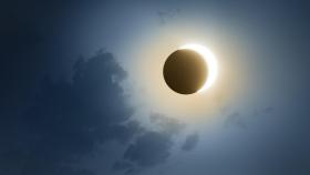 Imagen de un eclipse solar.