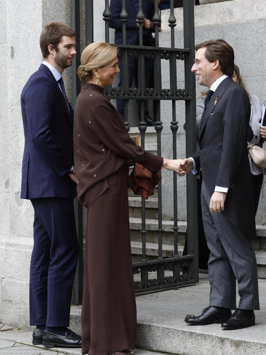 La infanta Cristina, Juan Urdangarin y Almeida, este 6 de abril.