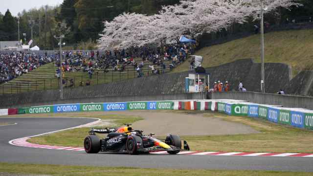 Verstappen, durante la clasificación del Gran Premio de Japón