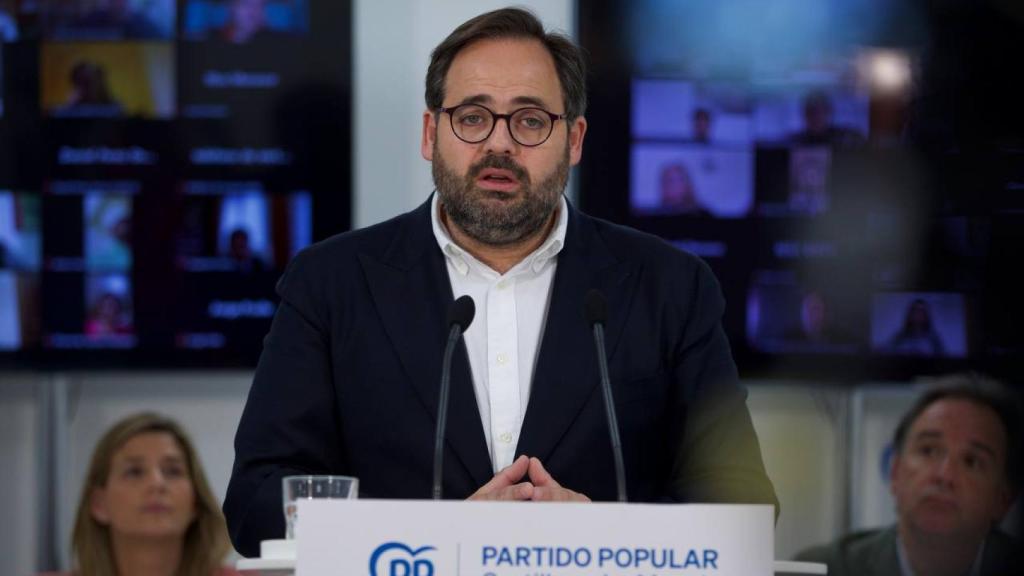 Paco Núñez este sábado en rueda de prensa.