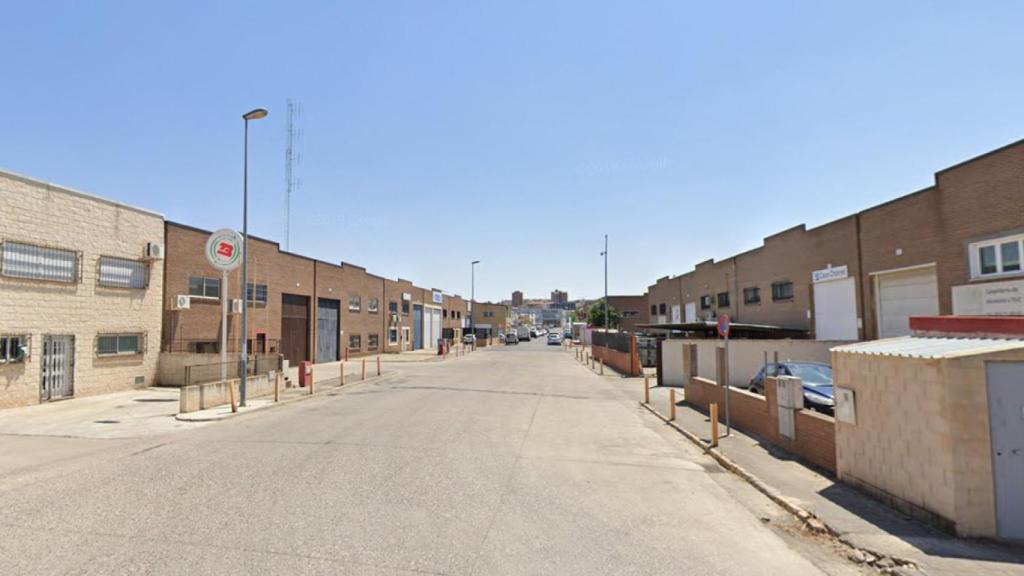 Calle Río Mundo del Polígono industrial de Toledo. Foto: Google