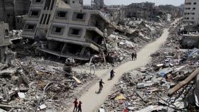 Seis meses de guerra en Gaza.