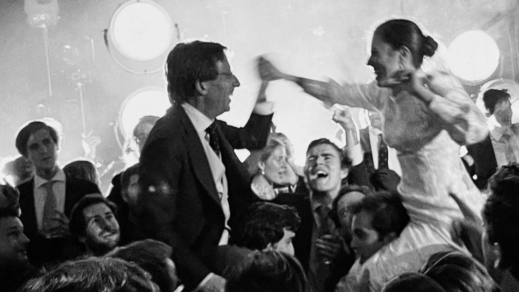 José Luis Martínez-Almeida y Teresa Urquijo, el 6 de abril.