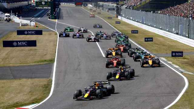 Salida del Gran Premio de Japón de Fórmula 1 2024