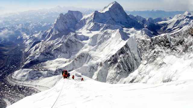 Imagen del Everest desde la cara norte.