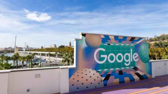 Vista de la azotea del edificio de Google en Málaga.