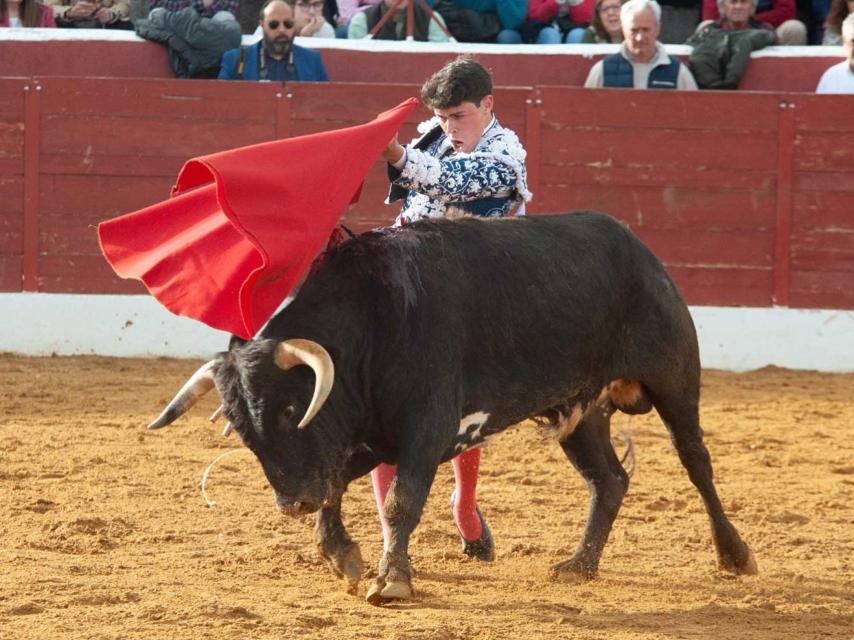 Jarocho en un pase de pecho