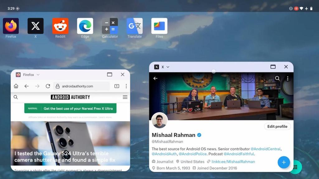 El nuevo modo de escritorio de Android 15