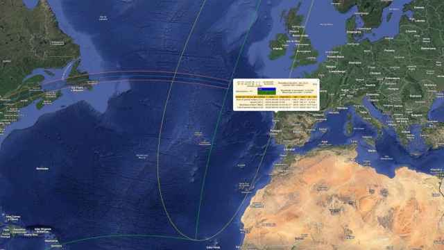 El mapa que permite seguir la trayectoria del eclipse solar, y dónde se verá