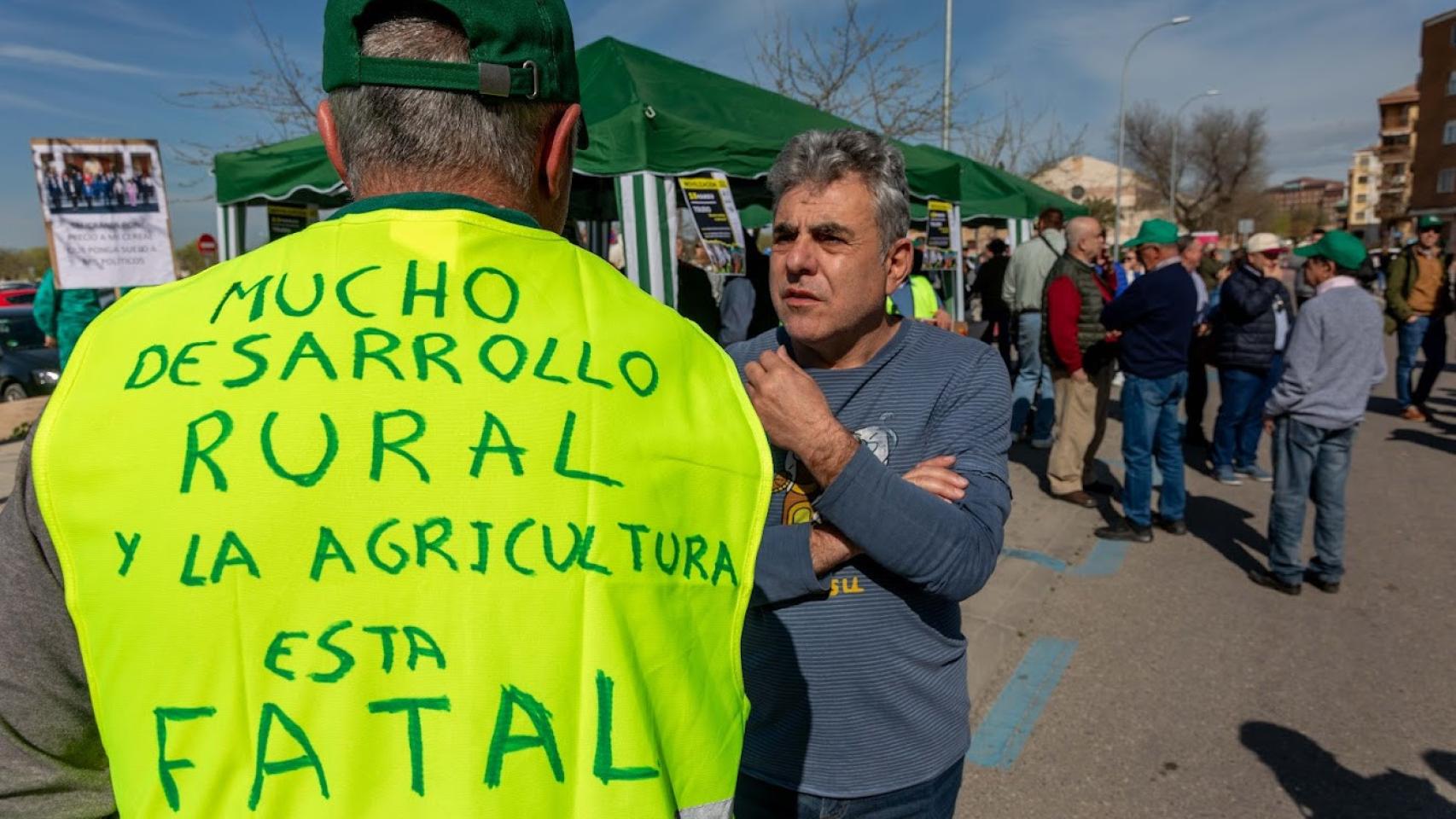Protesta de Asaja en Toledo el pasado