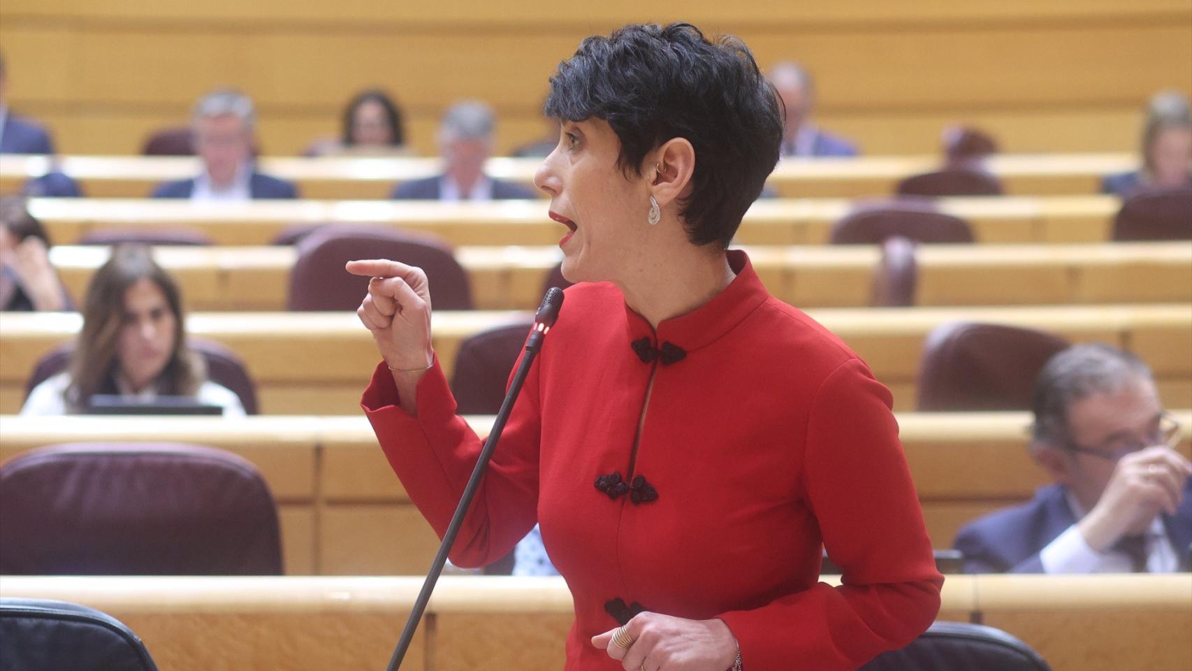 La ministra de Inclusión, Seguridad Social y Migraciones, Elma Saiz.