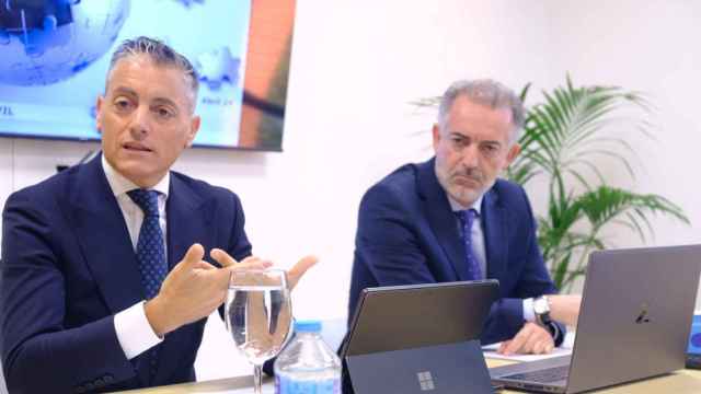 Diego Chacón, director general de Negocio de la empresa, y Jesús Serrano, delegado de Obra Civil.