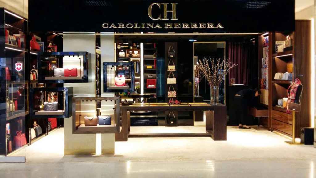 Tienda de Carolina Herrera en el Aeropuerto de Lisboa.