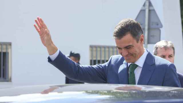 El presidente del Gobierno, Pedro Sánchez, este lunes en Sevilla.