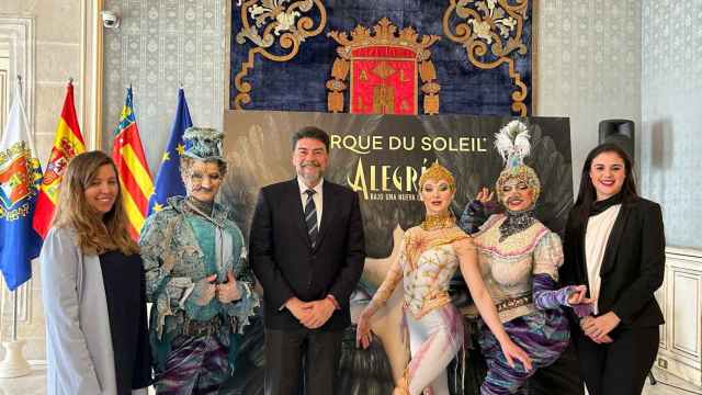Presentación del espectáculo del Cirque du Soleil  en Alicante.