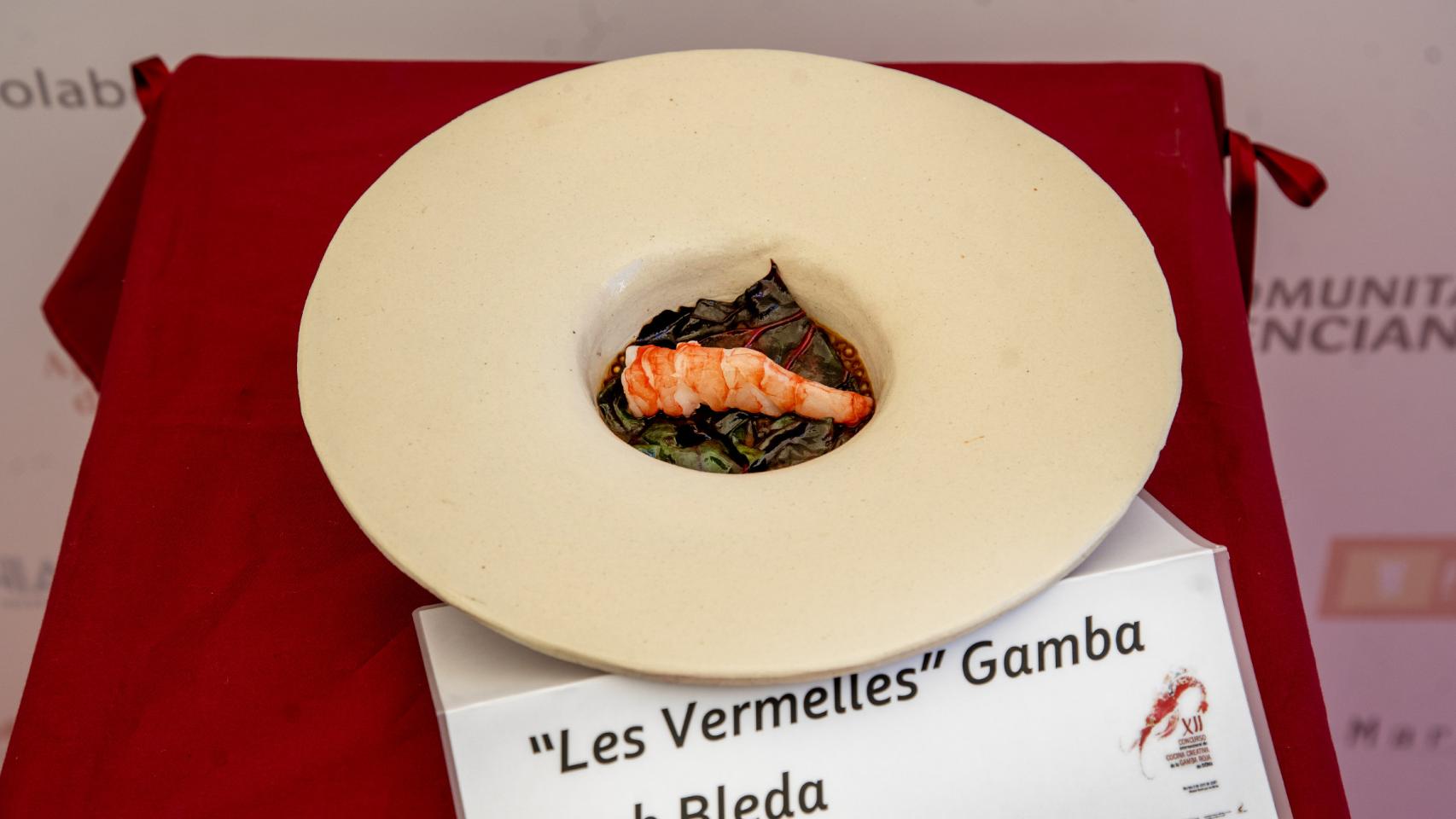 El plato ganador del concurso.