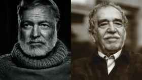 Ernest Hemingway y Gabriel García Márquez.