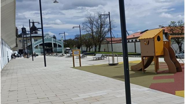 La nueva plaza del mercado de Ferrol reunirá el domingo a la afición antes del partido del Racing