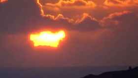 Las nubes impidieron ver el eclipse solar en Vigo.