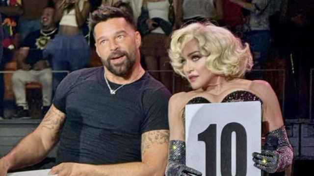 Ricky Martin junto a Madonna durante su concierto en Miami