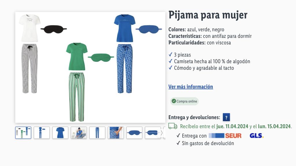 Pijama mujer.