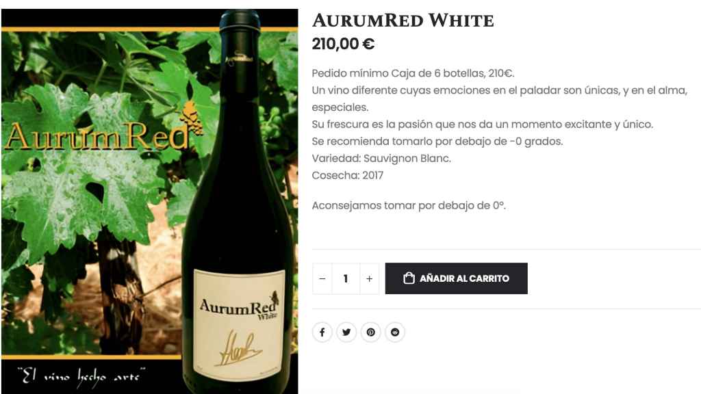 Vino AurumRed Serie White.
