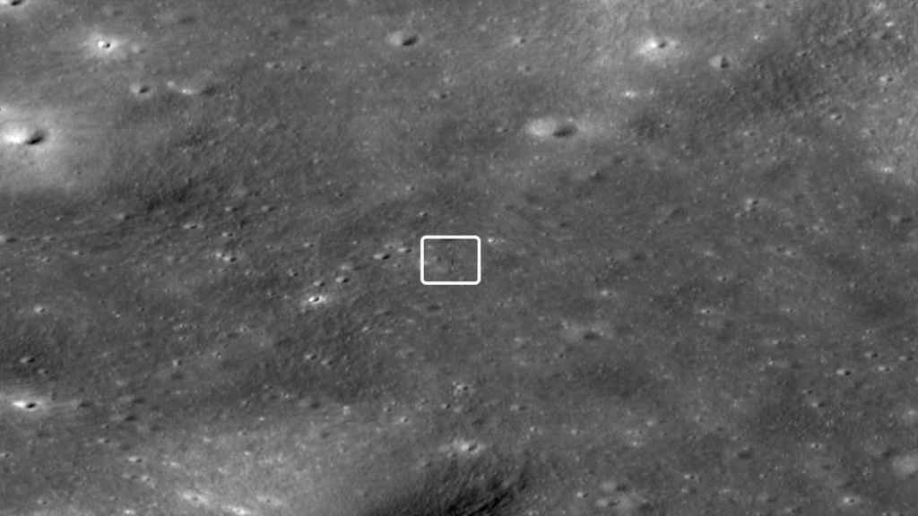 Danuri, en una de las fotografías de la LRO.