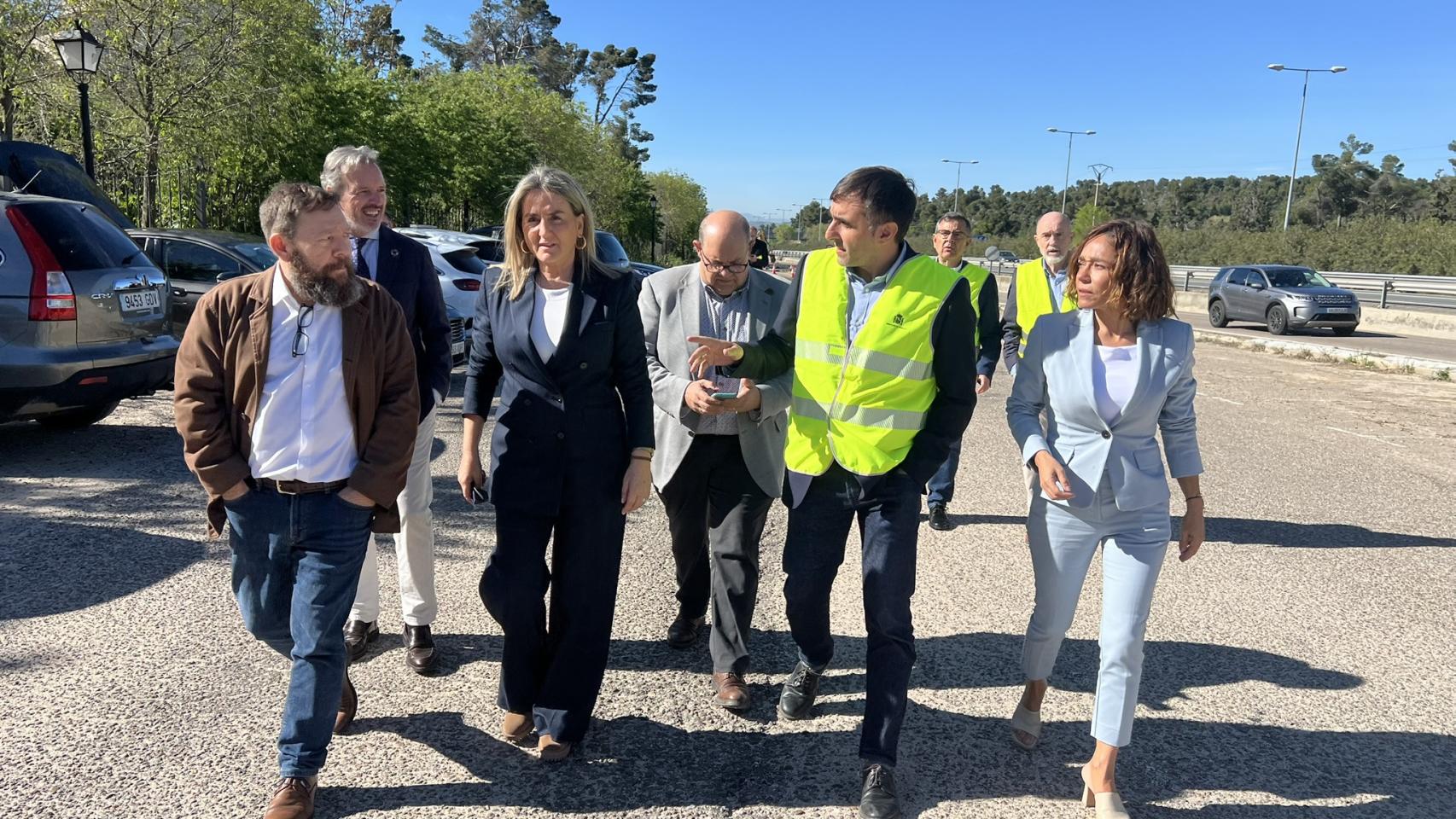 Visita a las obras. Foto: Delegación del Gobierno en Castilla-La Mancha.