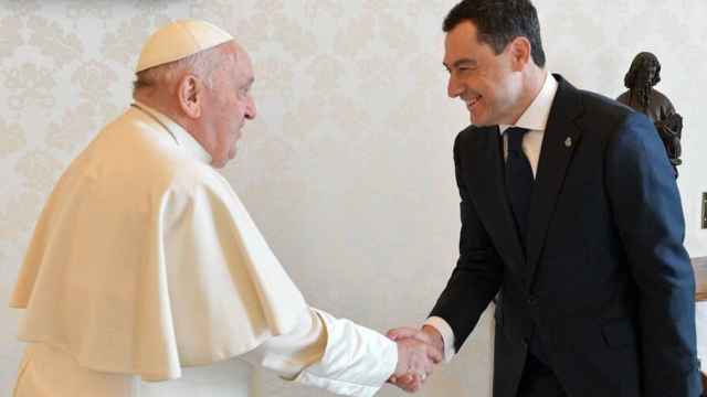 El Papa recibe a Moreno en el Vaticano en marzo.