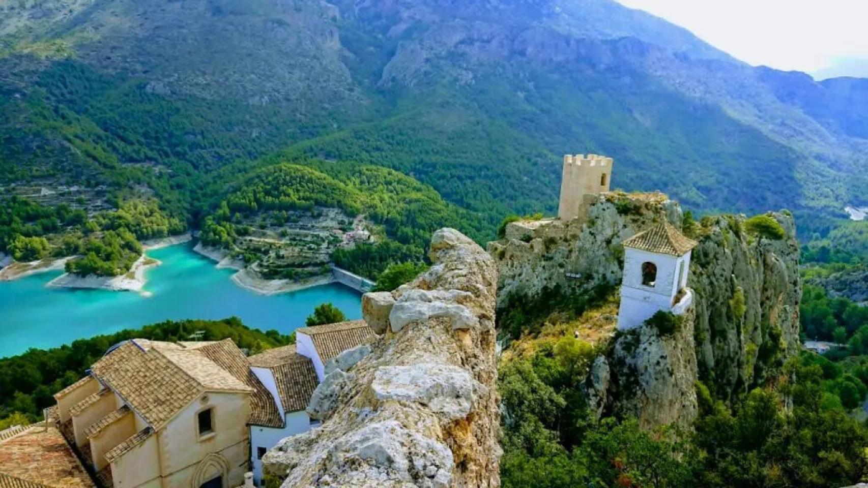 El Castell de Guadalest, en Alicante.