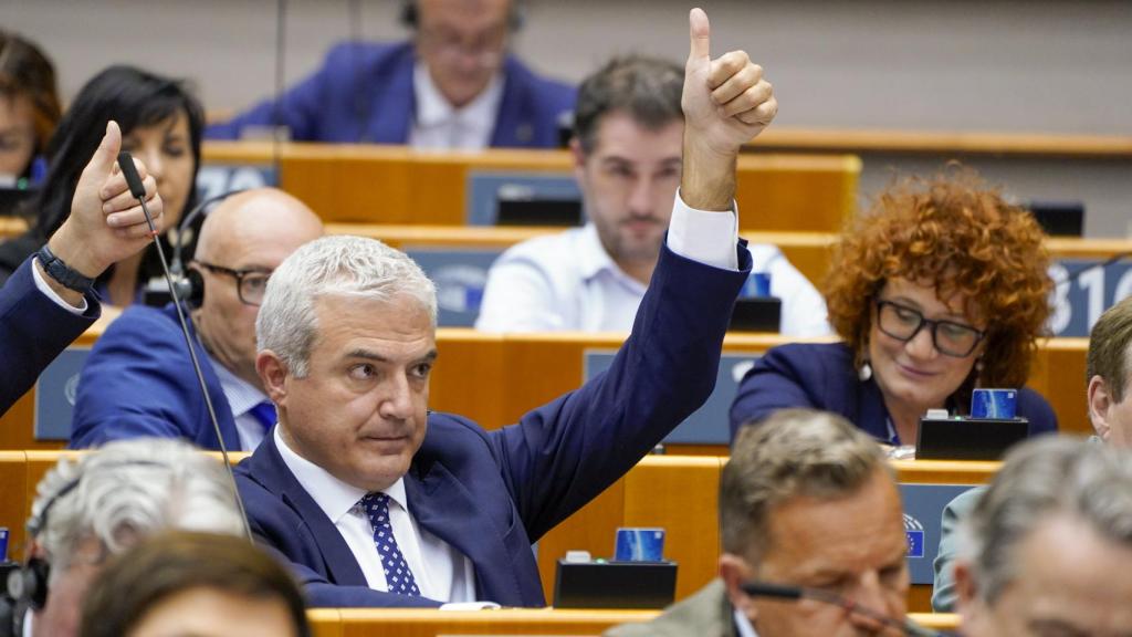 El pleno de la Eurocámara, durante la votación de este miércoles en Bruselas