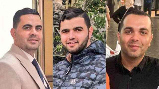 Los tres hijos de Ismail Haniya asesinados en el ataque de Israel en el campo de refugiados de Al-Shati.