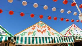 Casetas y farolillos de la Feria de Abril