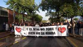 Manifestación contra la muerte del joven en Palomares, en una imagen de archivo.