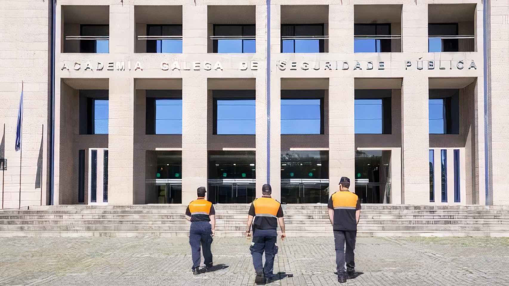 Fachada de la Academia Galega de Seguridade Pública (Agasp).