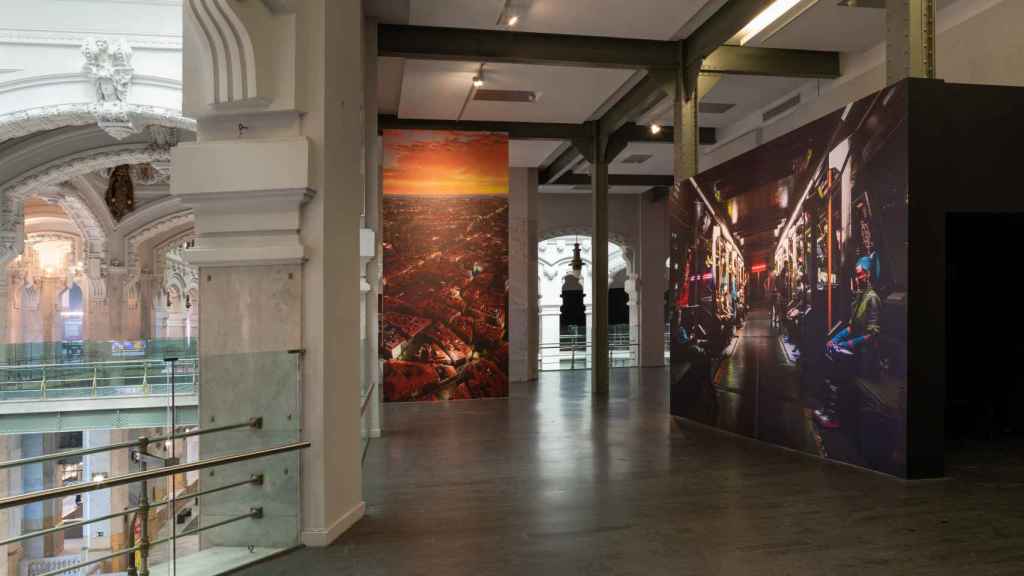 Sala de la exposición La ciudad visible/ La ciudad en juego