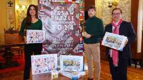 Presentación del Concurso Mundial de Puzzles que se va a celebrar en Valladolid